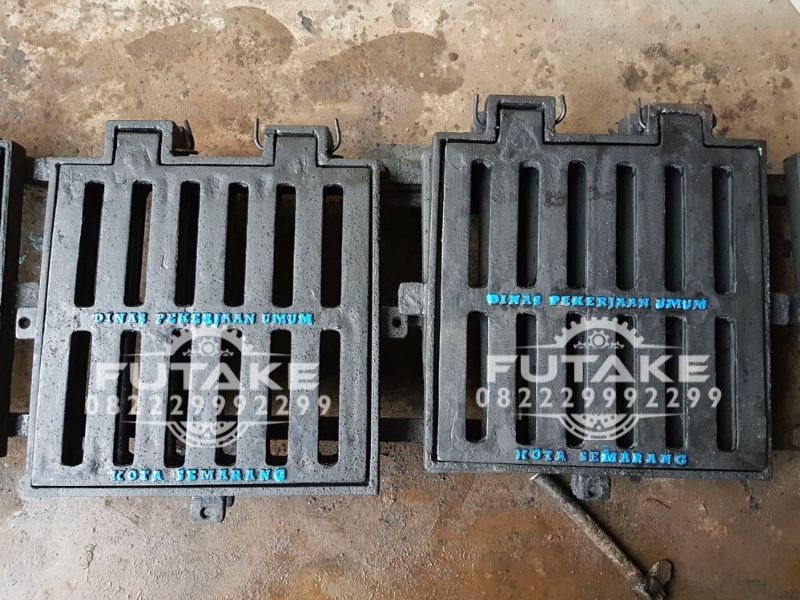 Grill Grating Tutup Saluran Gorong-gorong dan Selokan Besi Cor