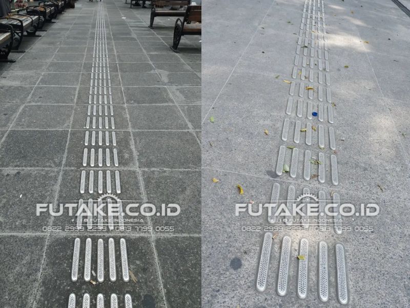 Guiding Block Tunanetra Stainless Bermutu