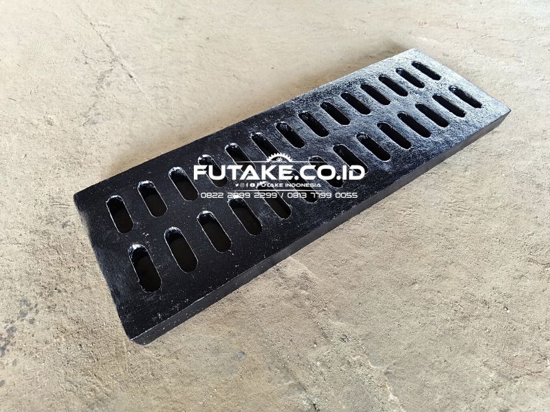 Gutter Grill Bahan Besi Cor Tutup Selokan