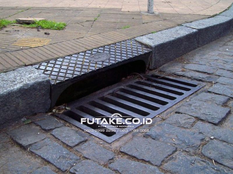  Grill Besi Penutup Selokan Got