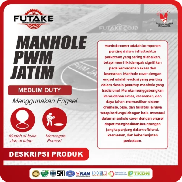 deskripsi manhole cover medium duty PWM jatim