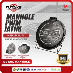 fitur manhole cover medium duty PWM jatim