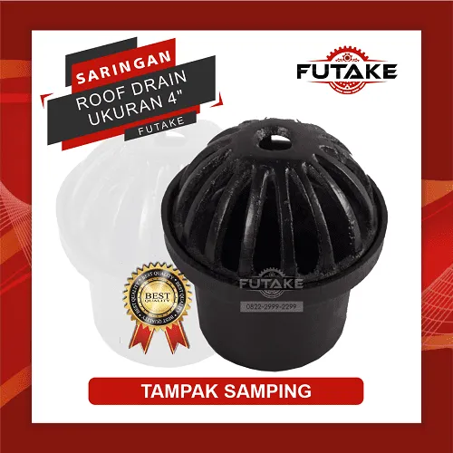 Roof Drain Bahan Cast Iron Tipe Mini Ukuran 4″