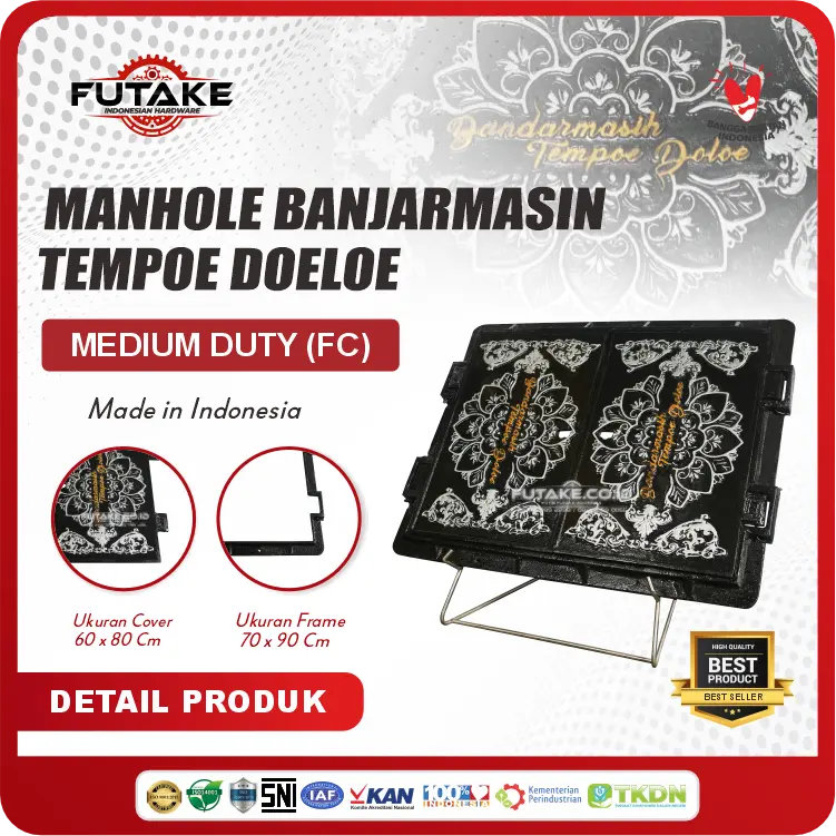 Proyek Terbaru Manhole Cover Kota Bajarmasin | Penutup Saluran Air