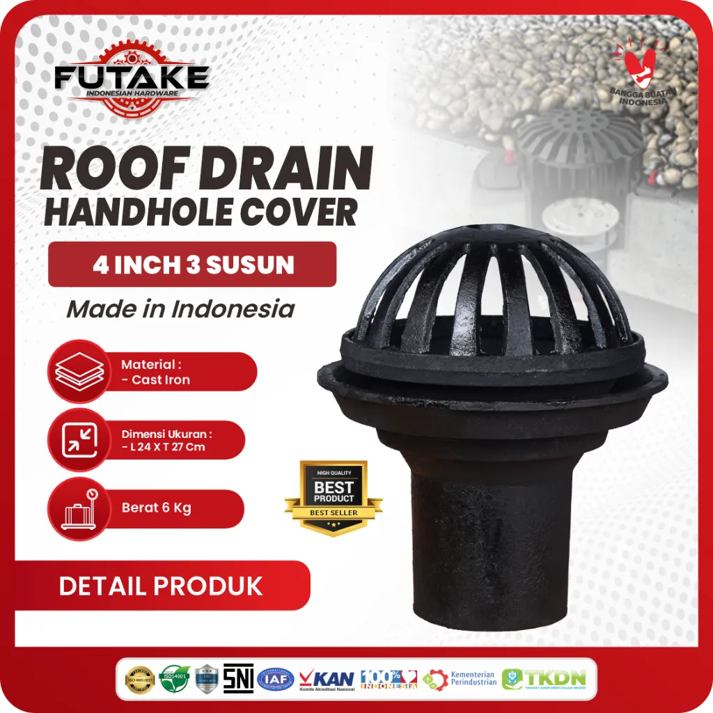 Roofdrain Susun Dua, Kualitas Oke dan Murah Tersedia
