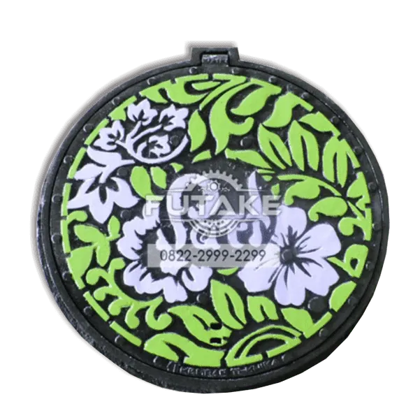 manhole-daun-hijau