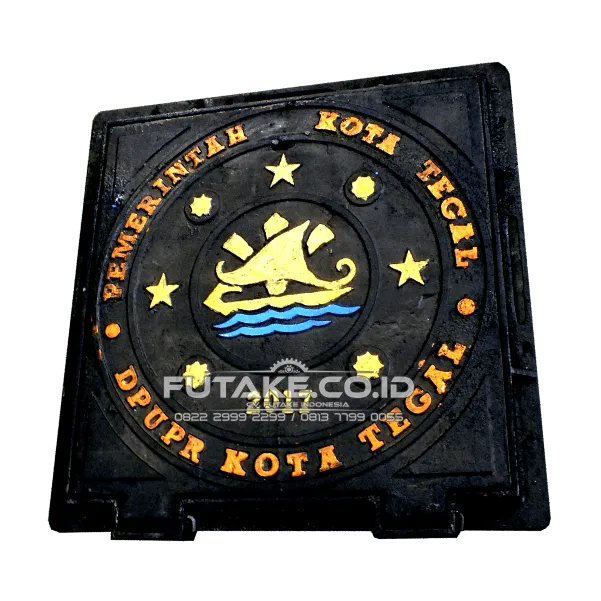 Manhole Cover Besi Cor Kota Tegal