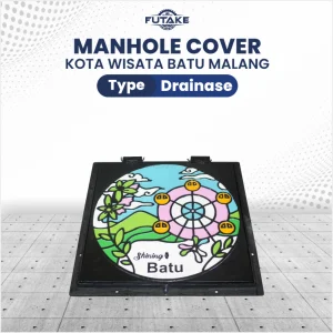 Manhole cover kota wisata Batu Malang Jawa Timur