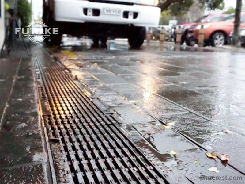 Fungsi grill saluran drainase untuk keamanan dan kelancaran air