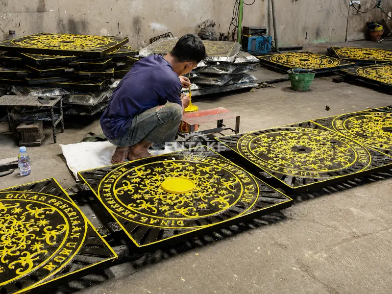 Produk tutup manhole cast iron berkualitas dari Futakedrain