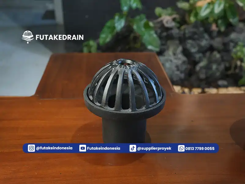 harga roof drain cast iron dan bisa custom sesuai keinginan