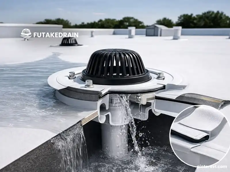 sistem roof drain cast iron yang mempunyai banyak keunggulan menjadikannya banyak dipilih berbagai proyek